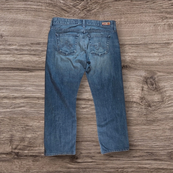Ag Adriano Goldschmied The Tomboy Crop Jeans Size 28R - Picture 3 of 9